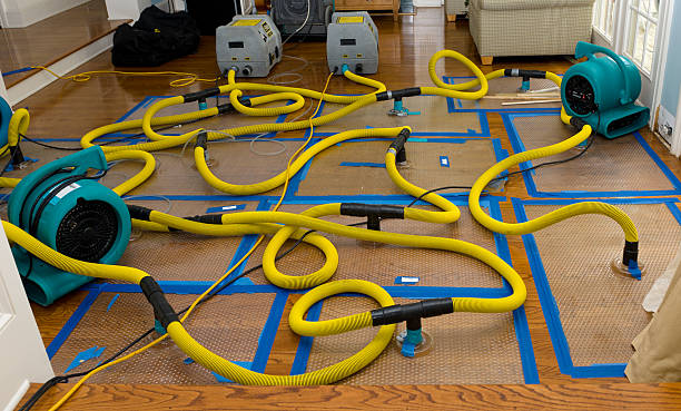 Professional Burst Pipe Water Damage technician working in Gilmore, AR